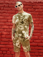 Campus Sutra Tie-Dye Waffle Co-Ord Set