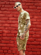 Campus Sutra Tie-Dye Waffle Co-Ord Set