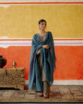 ShopKapaas Mukaish Chanderi Dupatta - Green