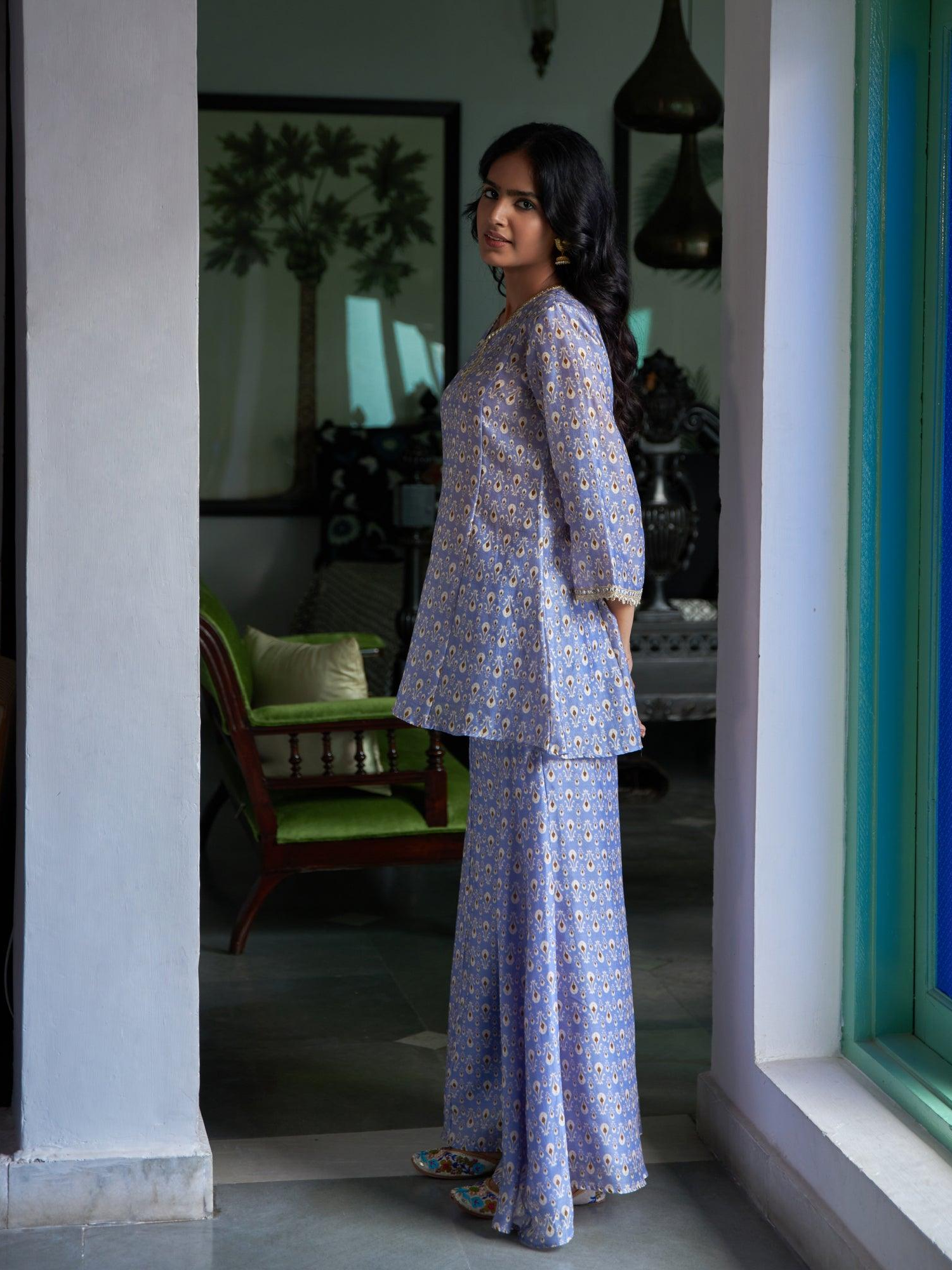 ShopKapaas Ekam Sharara Set - With Sharara