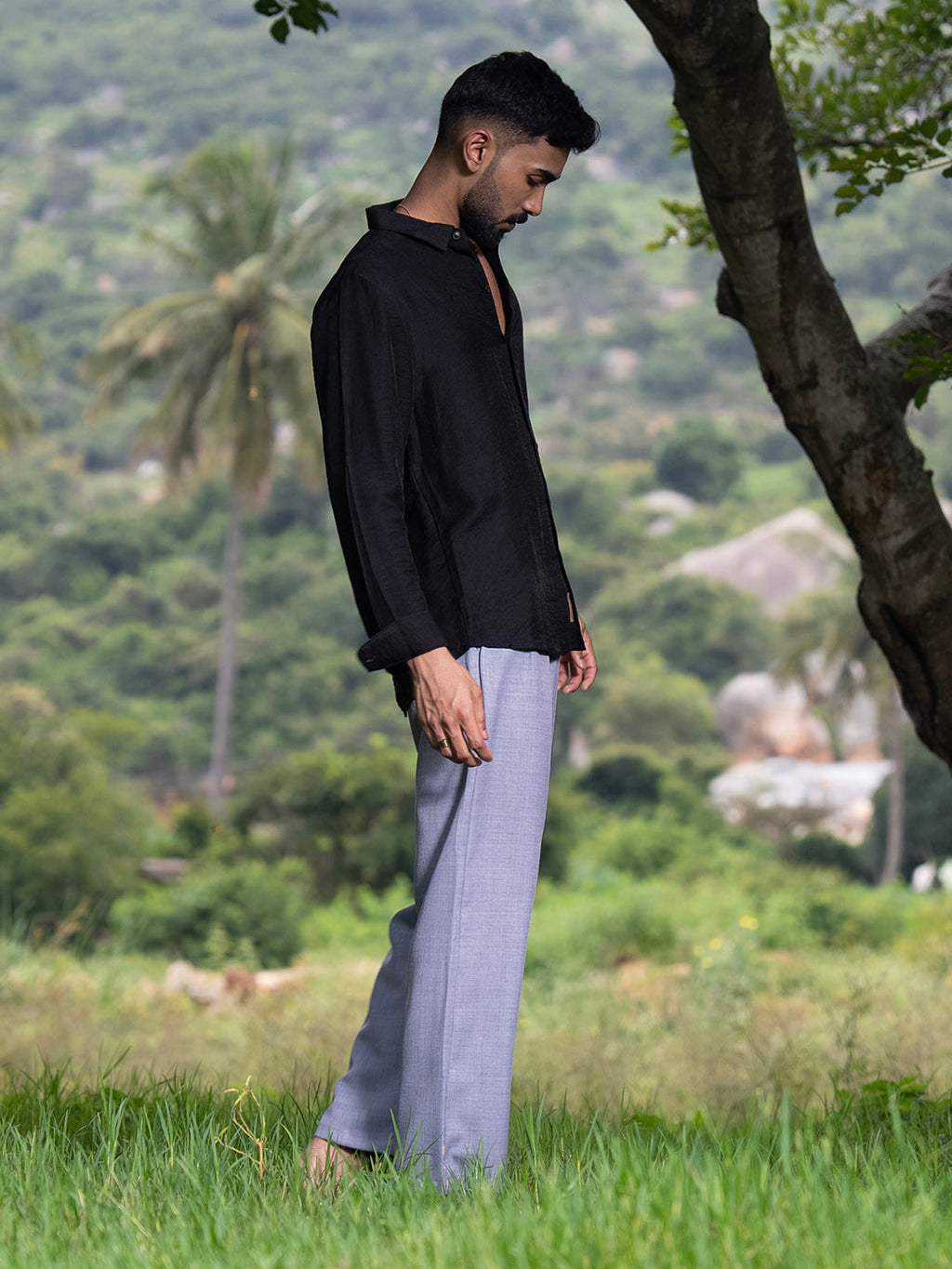 Campus Sutra Breezy Wrinked Shirt