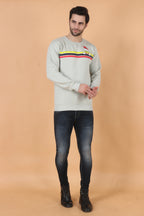 Stylox Regular Fit Round Neck Full Sleeve Printed Sweatshirt for Men's
