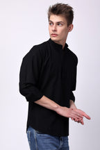 Stylox Regular Fit Full Sleeve Solid Kurta for Men with Mandarin Collar