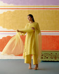 ShopKapaas Organza Dupatta - Yellow