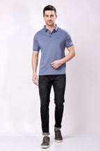 Stylox Men's Half Sleeve Casual Solid T-Shirt