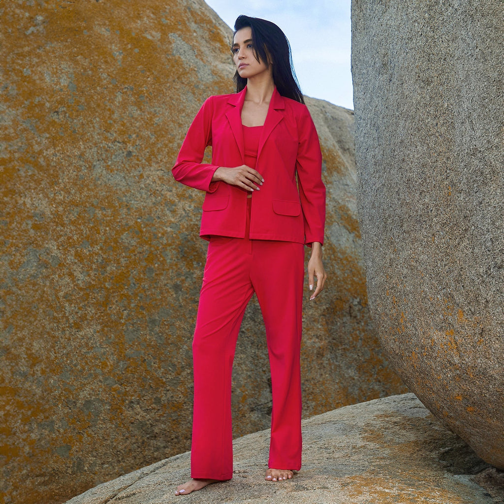 Solid 3-Piece Co-Ord Set