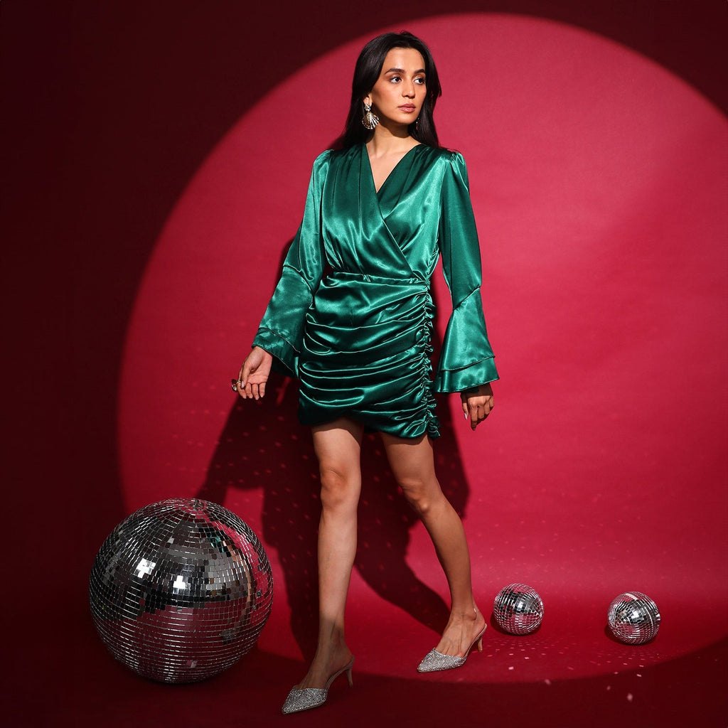 Satin Mini Dress