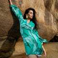 Fluid Wrap Dress