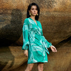 Fluid Wrap Dress