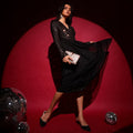 Sequin Wrap Dress