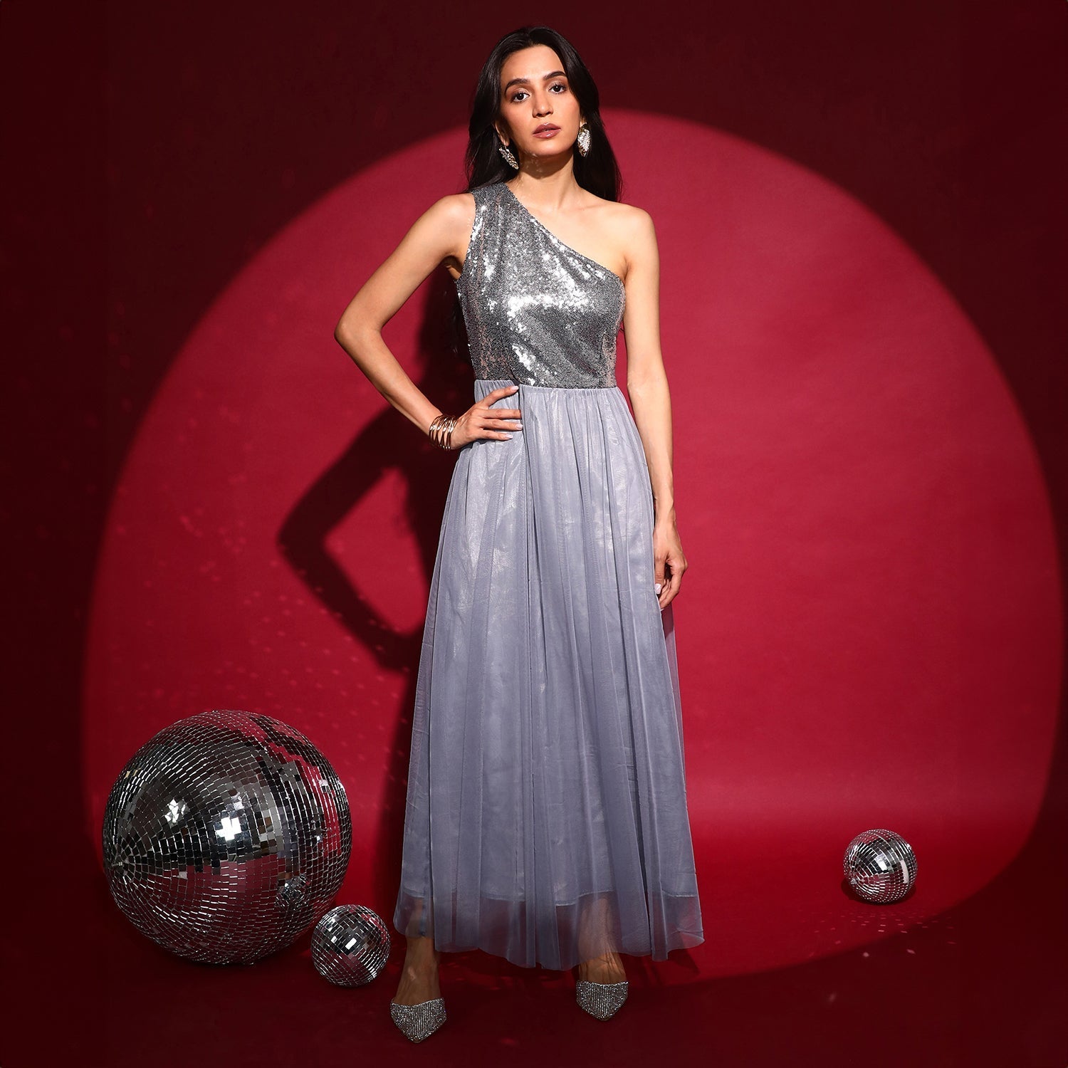 Sequin Maxi Dress