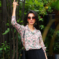 Foliage Pleat Shirt