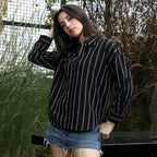 Duo-Striped Oversized Shirt