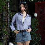 Quad-Weave Oversized Shirt