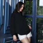 Spots-Tactile Oversized Shirt