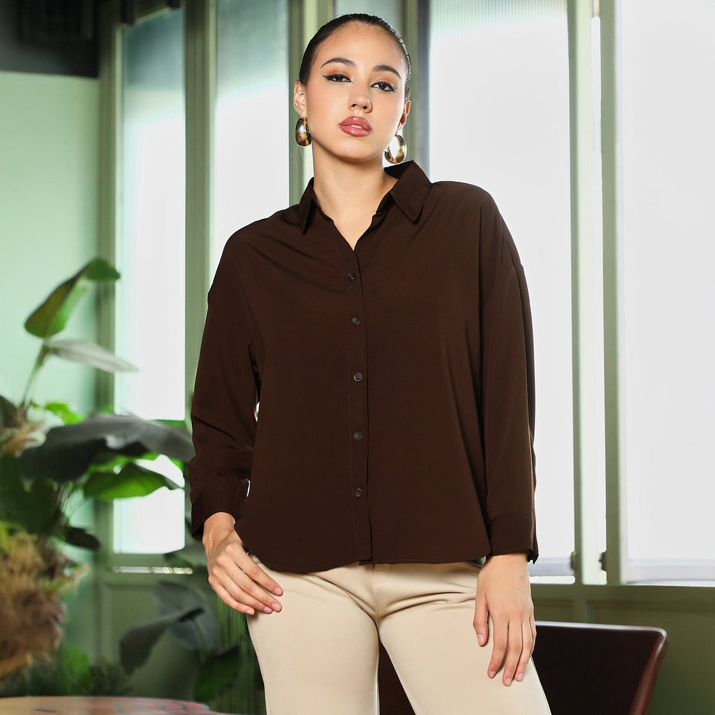 Satin Oversized Shirt