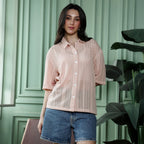 Ziggy-Crochet Oversized Shirt