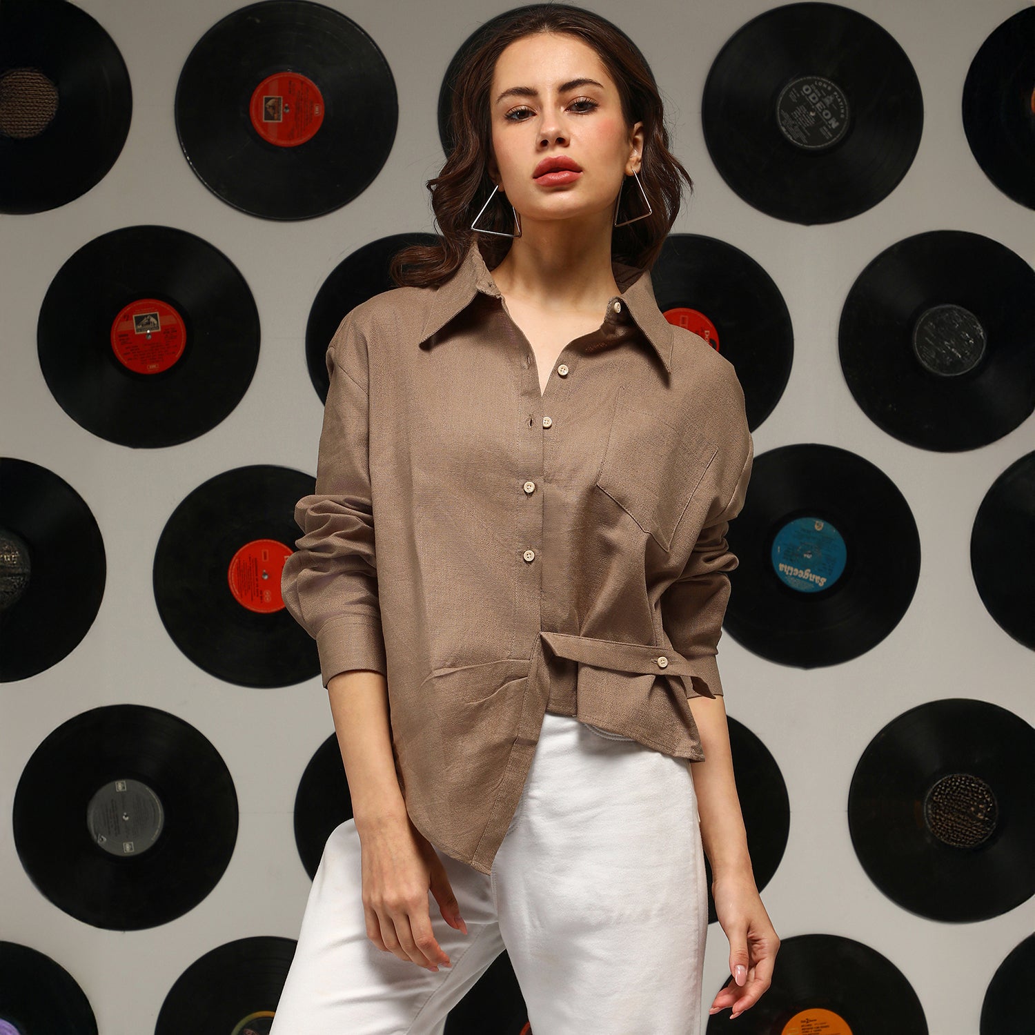 Solid Wrap Shirt