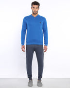 SuperCotton Half Zipper Pullovers Classic Blue