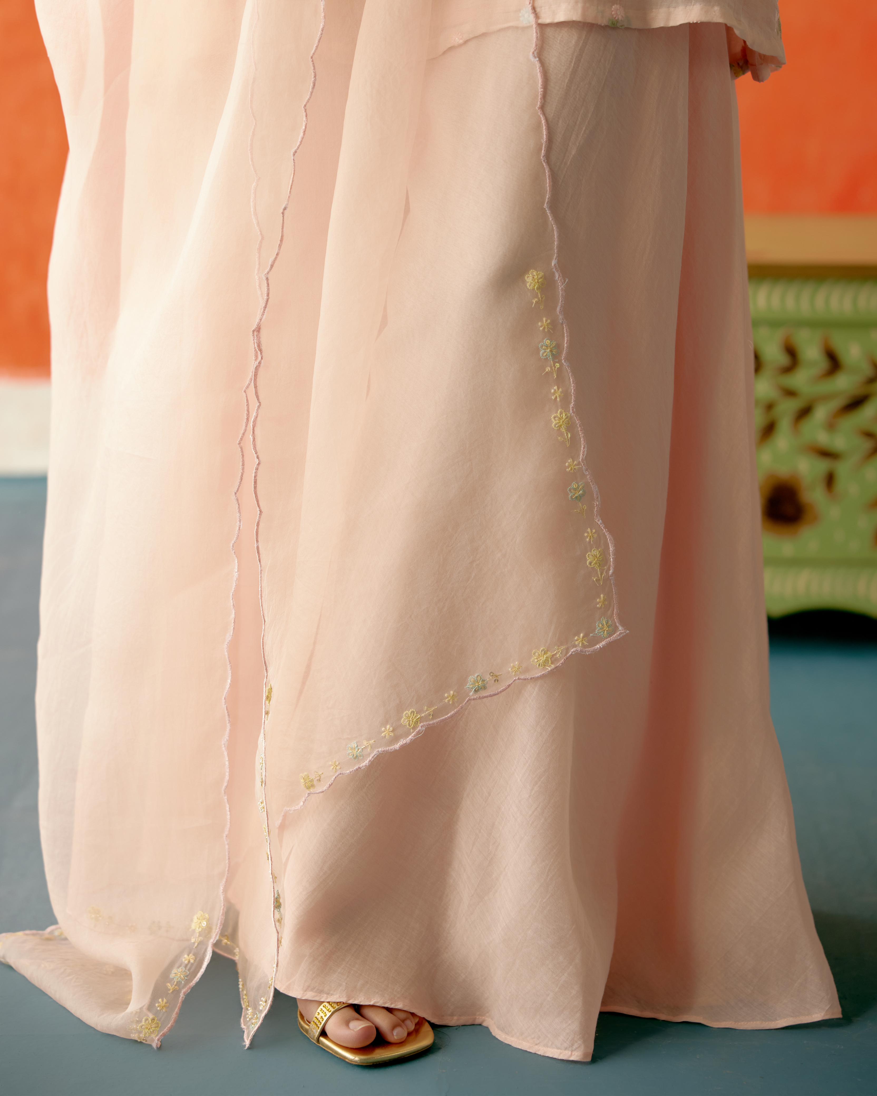 ShopKapaas Organza Dupatta - Organza-Off-White