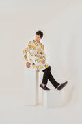Salmon White Ganganagery Kurta