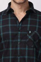 Stylox Regular Fit Full Sleeve Check Casual Shirt For Men's