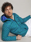 Campus Sutra Micro Buffalo Check Puffer Jacket