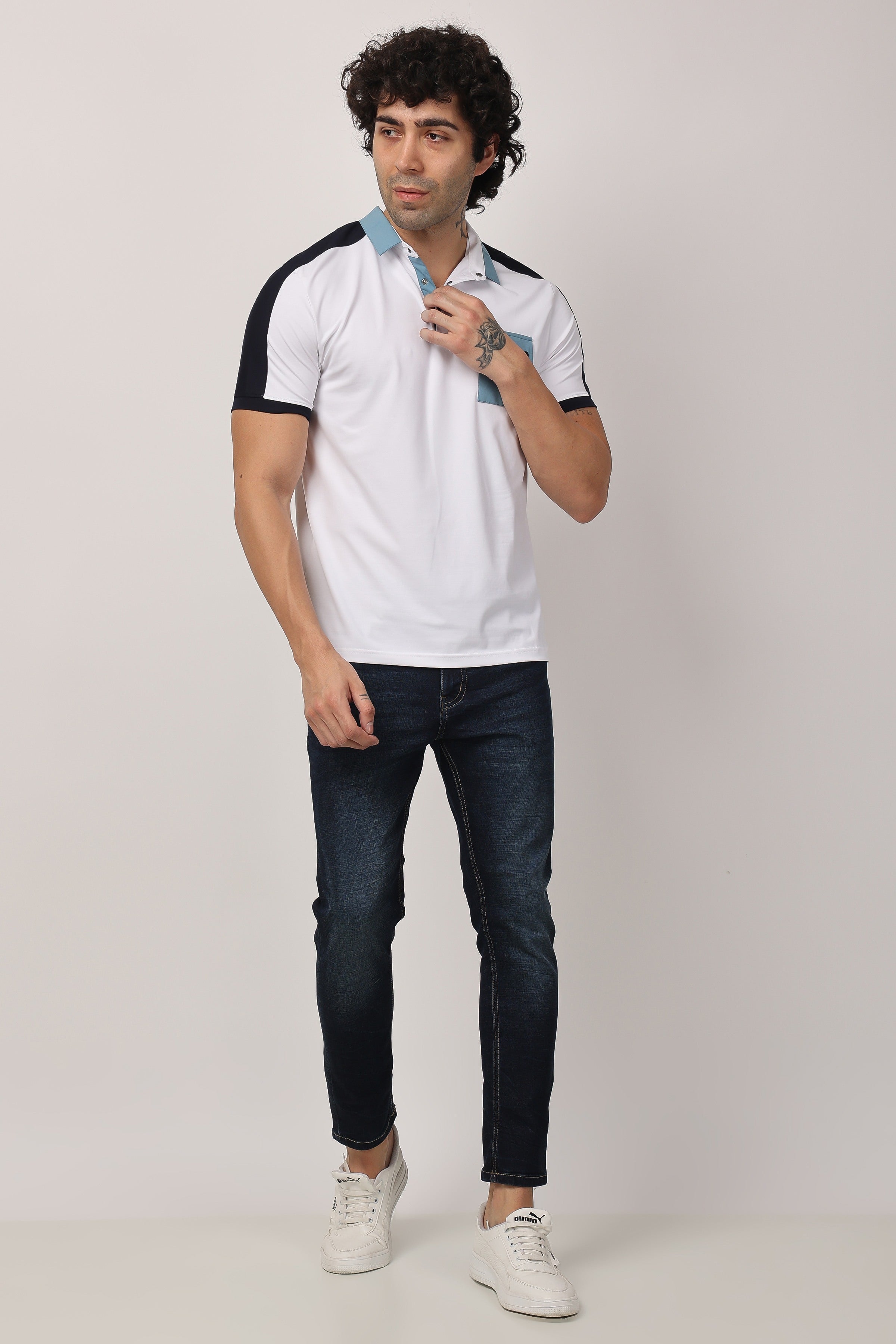 Stylox Men's Half Sleeve Casual Solid T-Shirt