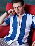 Campus Sutra Balanced Striped Shirt