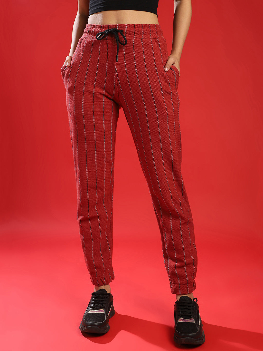 Striped Track Pants