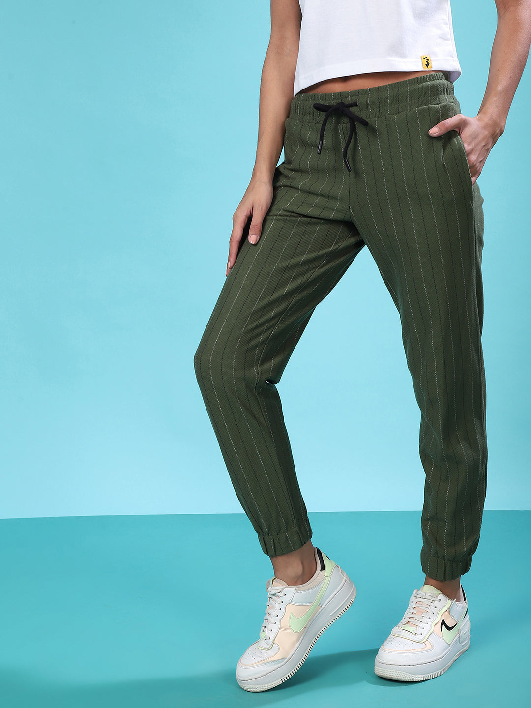 Striped Track Pants