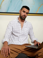 Campus Sutra Graph Check Shirt