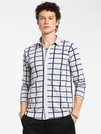 Campus Sutra Graph Check Shirt