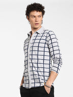 Campus Sutra Graph Check Shirt