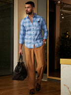 Campus Sutra Cotton Check Shirt