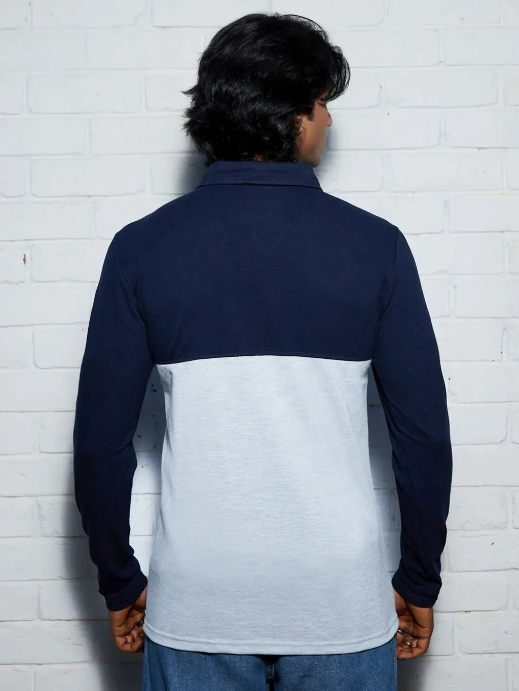 Campus Sutra Contrast Panel Shirt