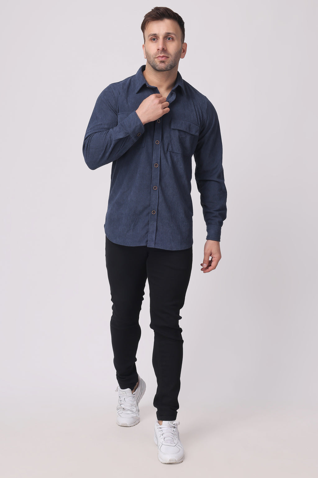 Stylox Full Sleeve Solid Casual Shirt For Men's
