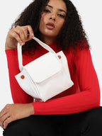 Multicolour Printed Vegan Leather Handbag