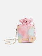 Multicolour Printed Vegan Leather Sling Bag