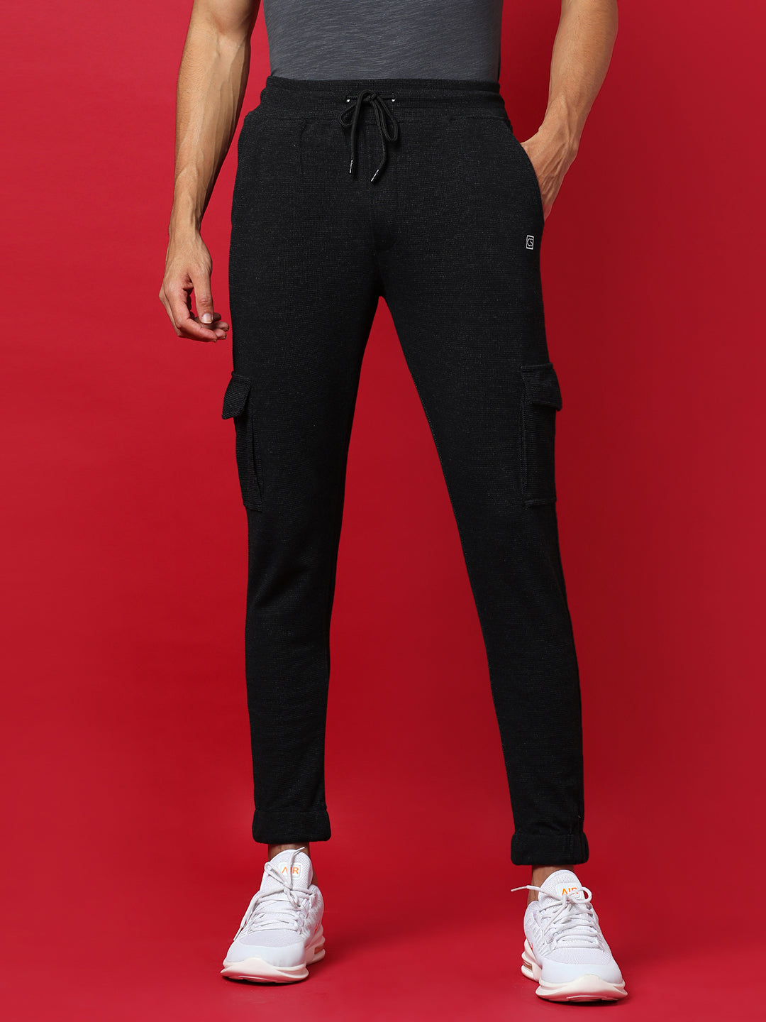 Campus Sutra Solid Side Pocket Evening & Active Trackpant