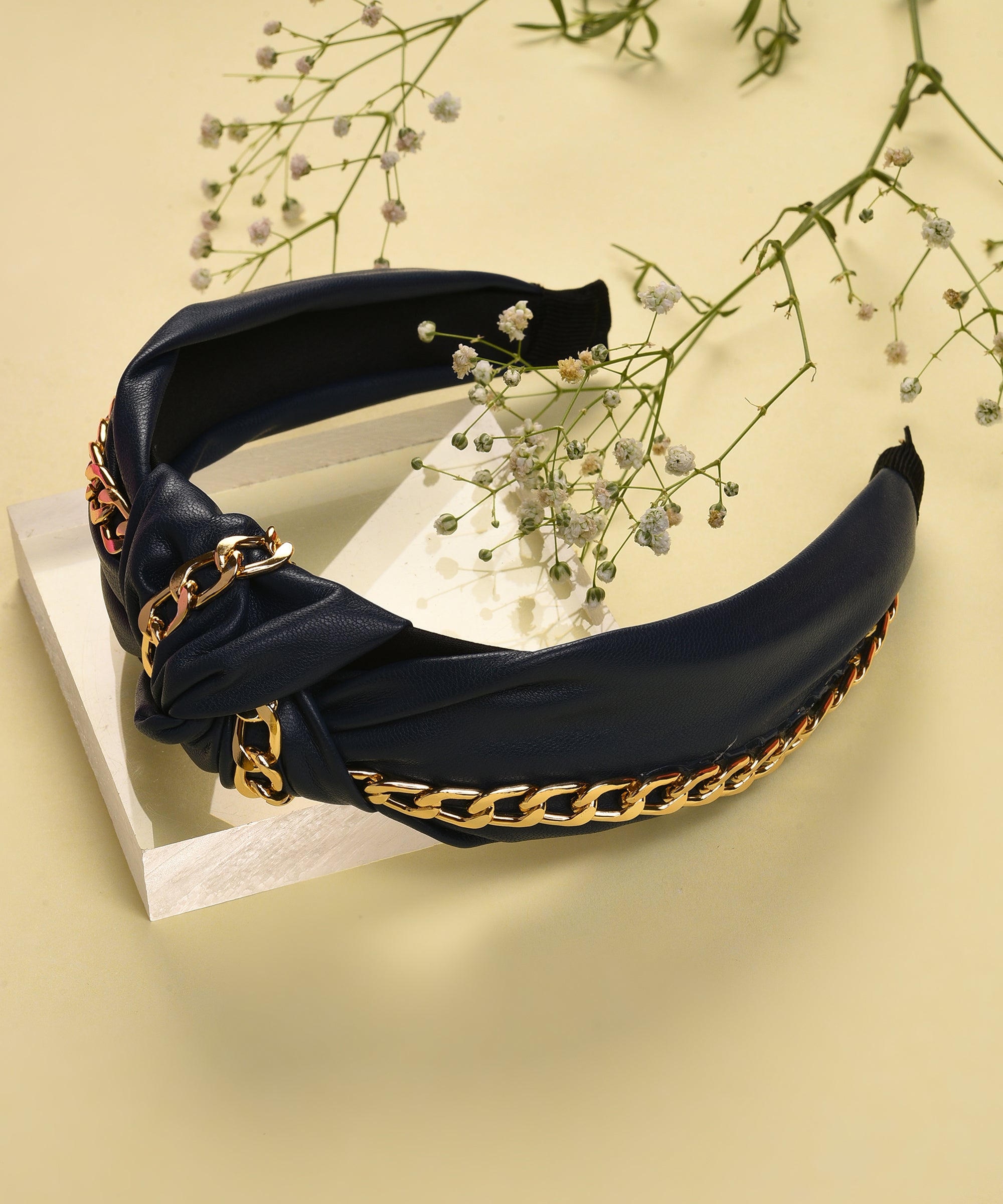 Haute Sauce Hair Band With Chain Detail