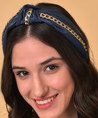 Haute Sauce Hair Band With Chain Detail