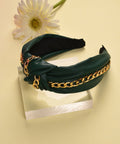 Haute Sauce Hair Band With Chain Detail