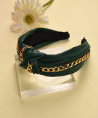Haute Sauce Hair Band With Chain Detail