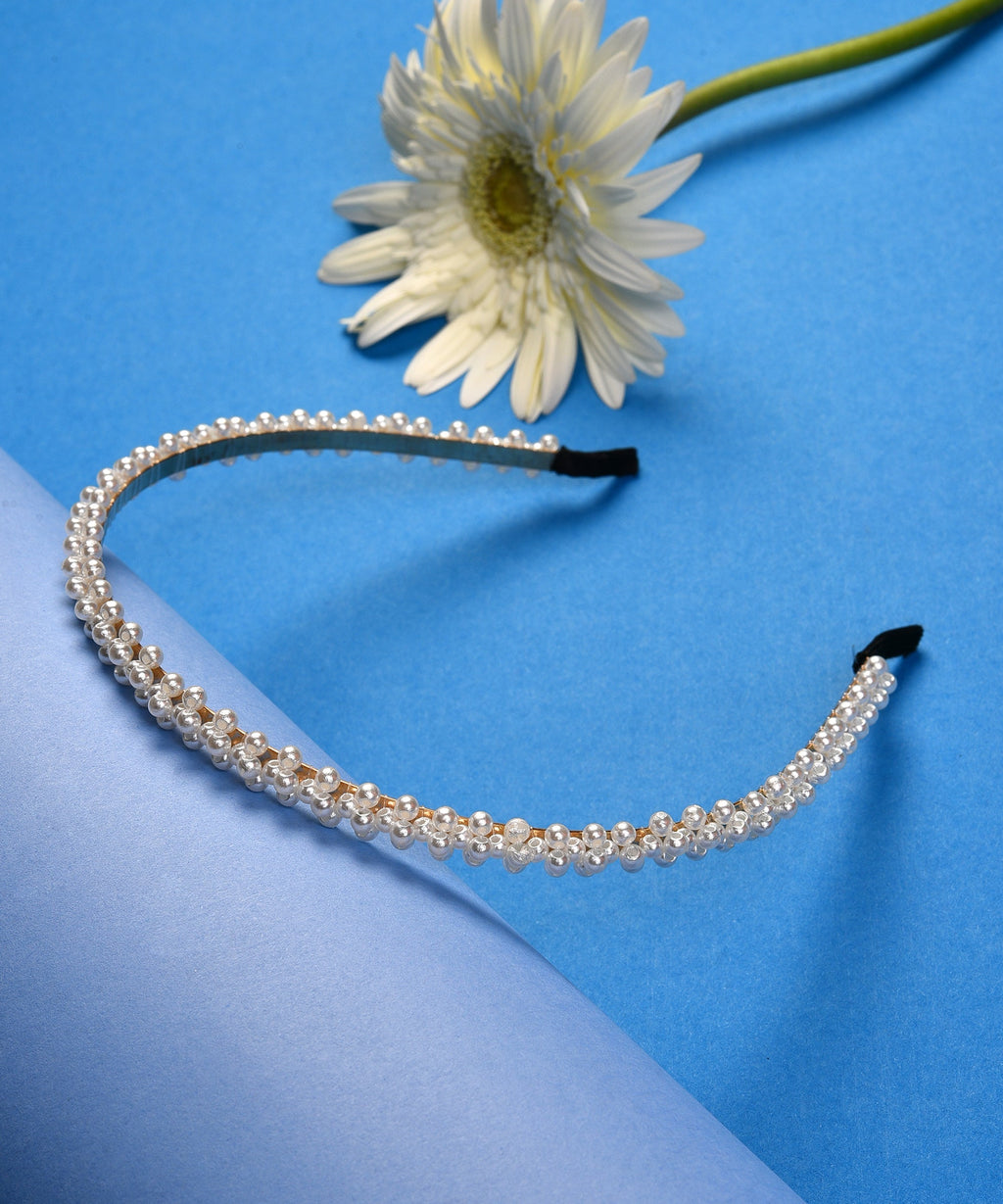 Haute Sauce Pearl Beaded Hair Band