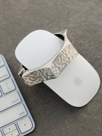 Haute Sauce The Dented-Bolt Bangle Bracelet - Metallic Silver