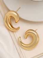 The Lumé Drop Earrings - California Gold