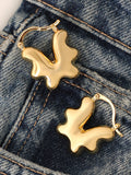 The Coronéa Hoop Earrings - California Gold