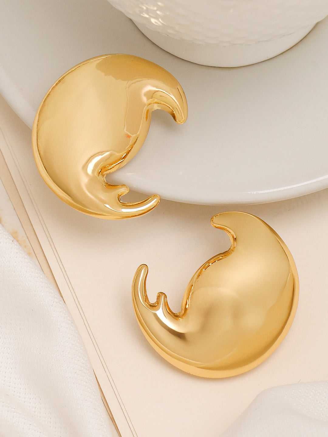 The Moonchild Drop Earrings - California Gold