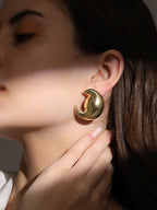 The Moonchild Drop Earrings - California Gold